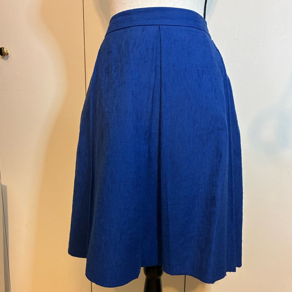 Brooks Brothers Linen-like Royal Blue Women's Skirt—Red Fleece Collection